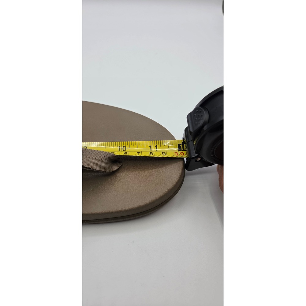 OluKai Maha Men's Sandals 12 Clay/Clay Brown Flip Flop Recovery Beach Comfort - Picture 7 of 11